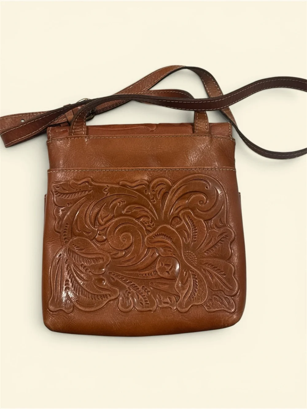 Patricia Nash Leather Crossbody Bag